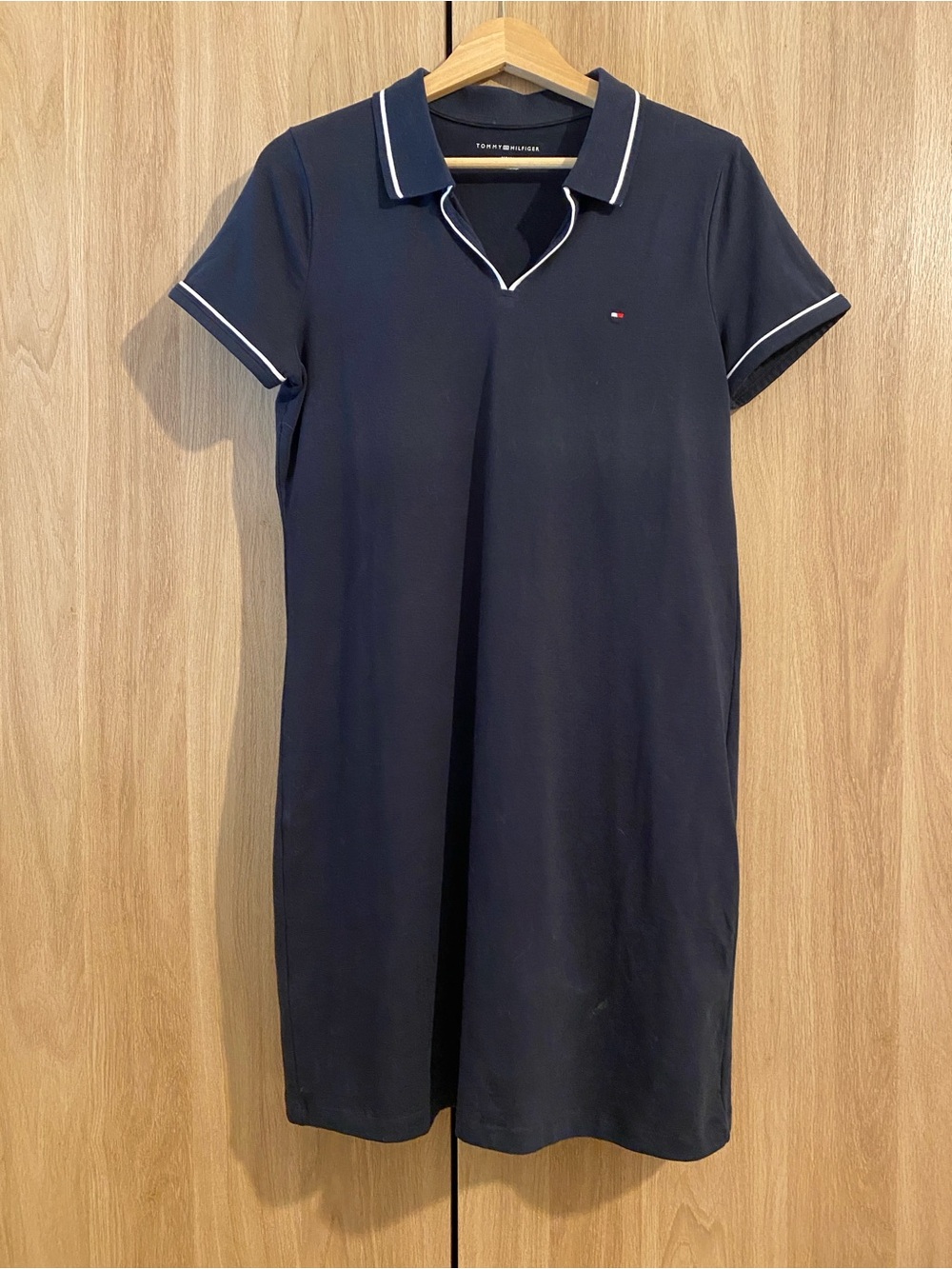 Tommy Hilfiger Navy Polo Shirt Dress